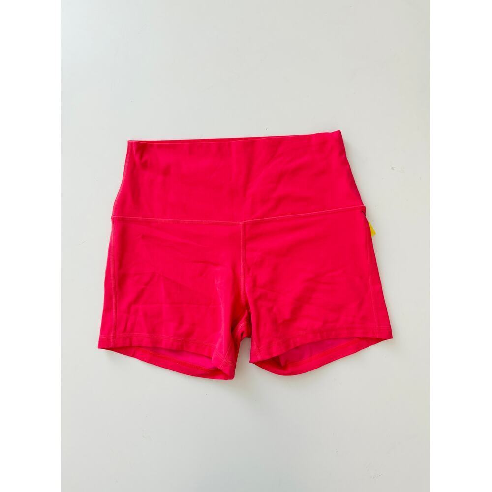 lululemon pink align high rise shorts - size 8, 4" - Picture 5 of 6